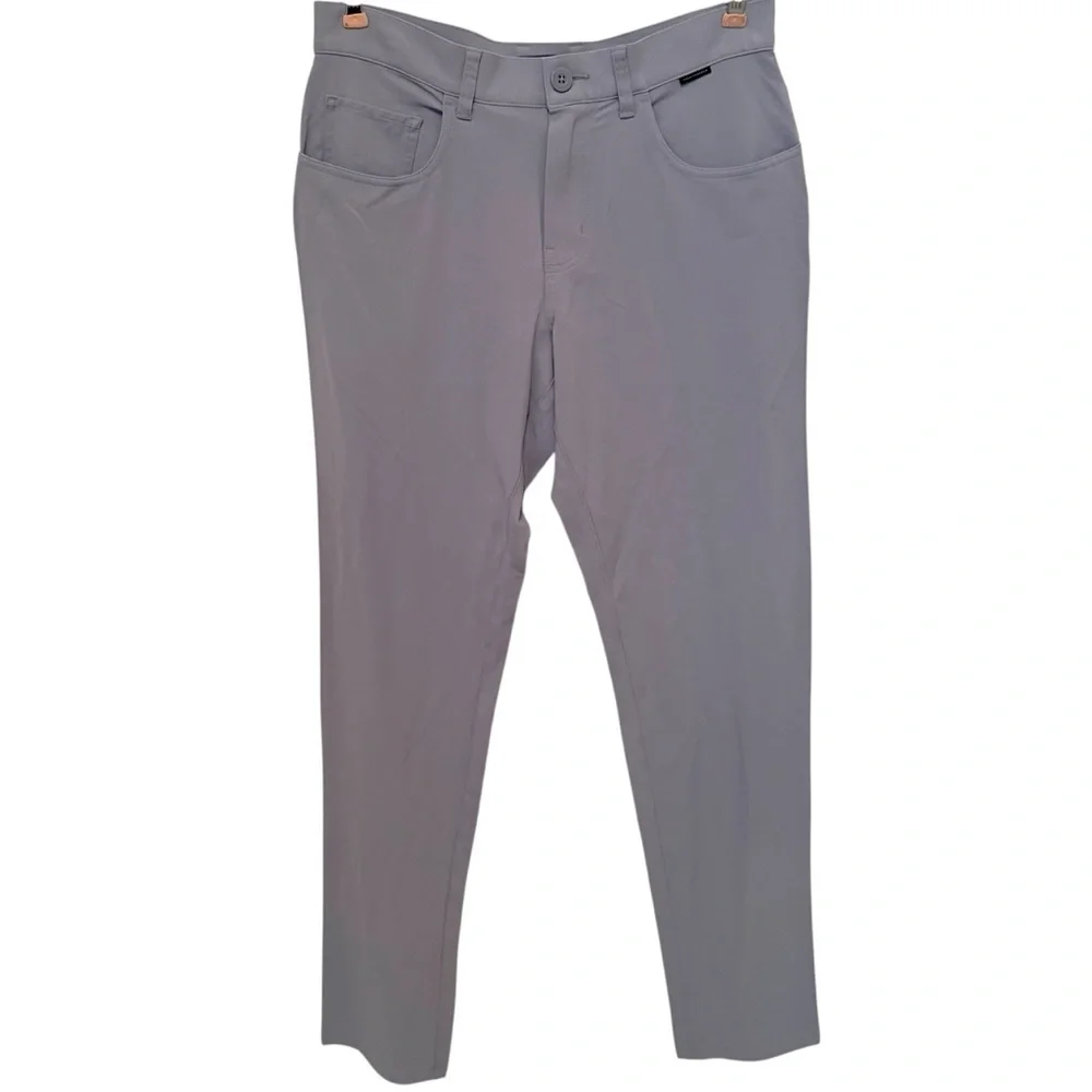 NEW Travis Mathew Open to Close Midweight Stretch Straight Leg Sleet Sz 30 x 33